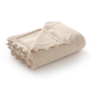 Ultra-Soft Knitted Cotton Baby Blanke